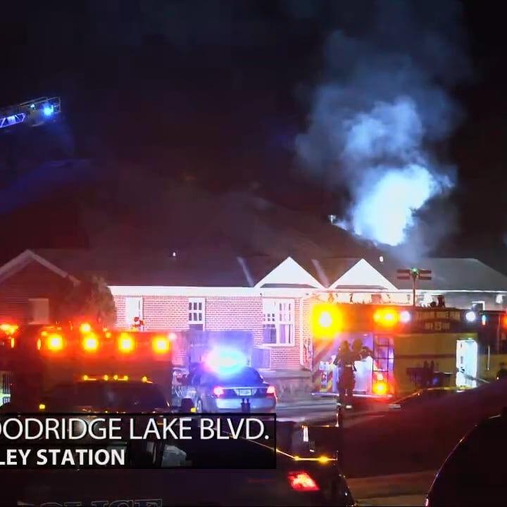 Man arrested after police say he fired at officers, set home on fire in Valley Station